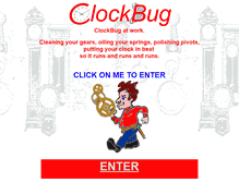 Tablet Screenshot of clockbug.com